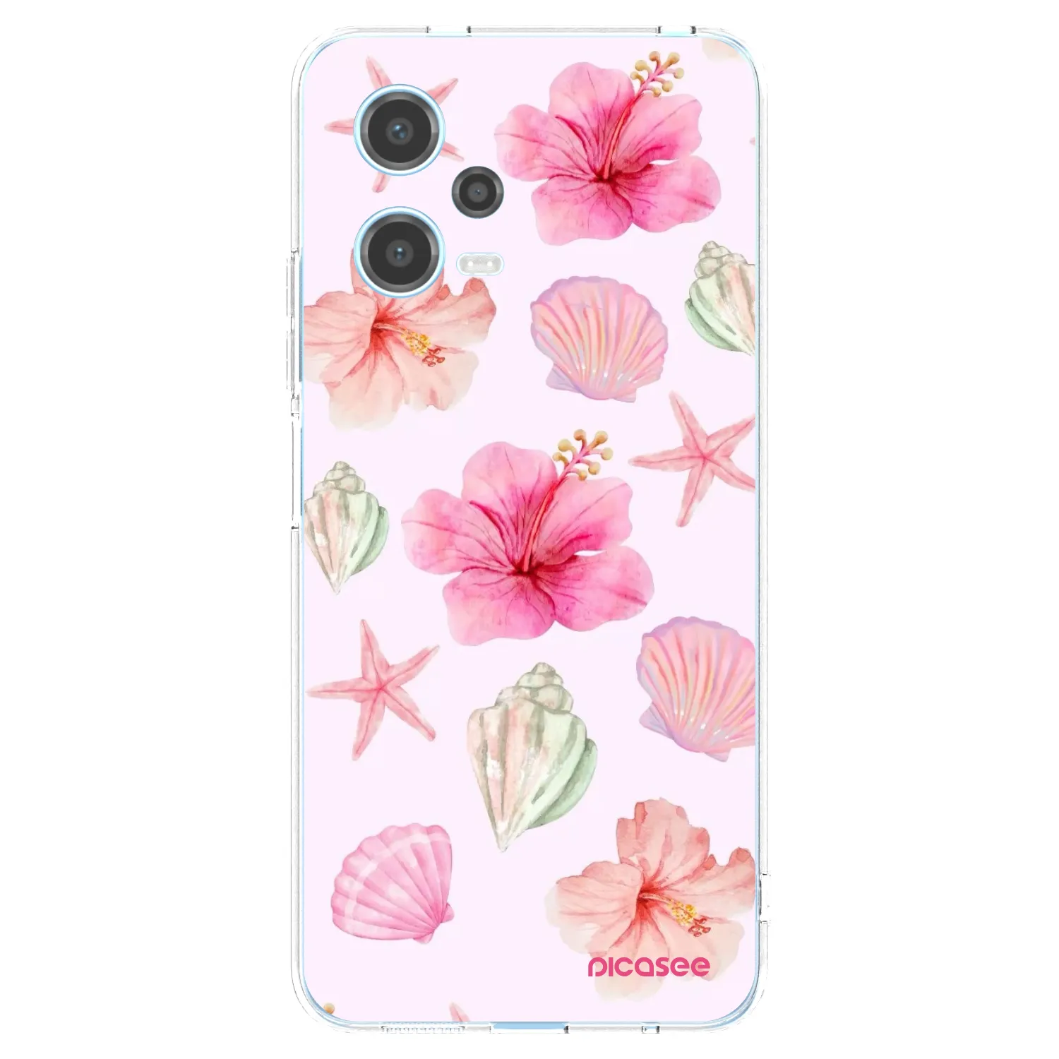 Picasee διαφανής θήκη σιλικόνης Xiaomi Redmi Note 12 5G - Blush Lagoon