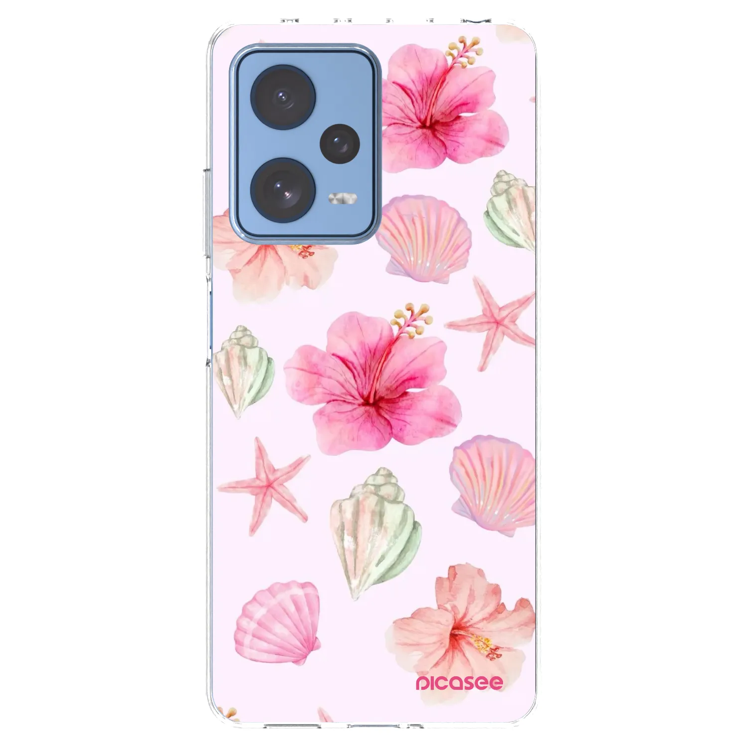 Picasee διαφανής θήκη σιλικόνης Xiaomi Redmi Note 12 Pro 5G - Blush Lagoon