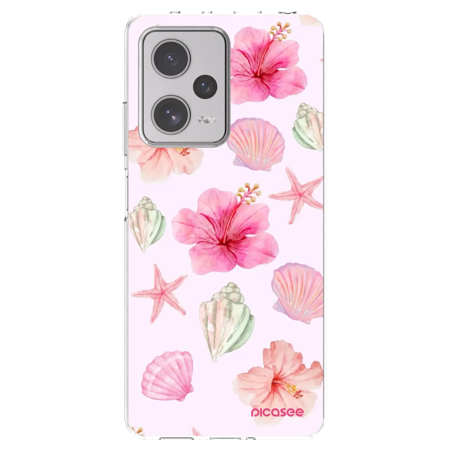 Picasee διαφανής θήκη σιλικόνης Xiaomi Redmi Note 12 Pro+ 5G - Blush Lagoon