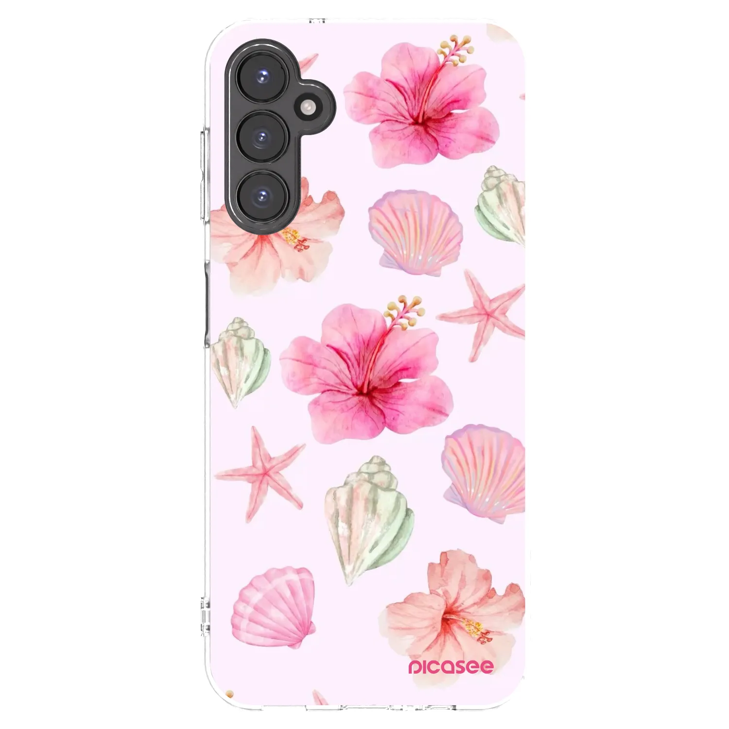 Picasee διαφανής θήκη σιλικόνης Samsung Galaxy A14 5G A146P - Blush Lagoon