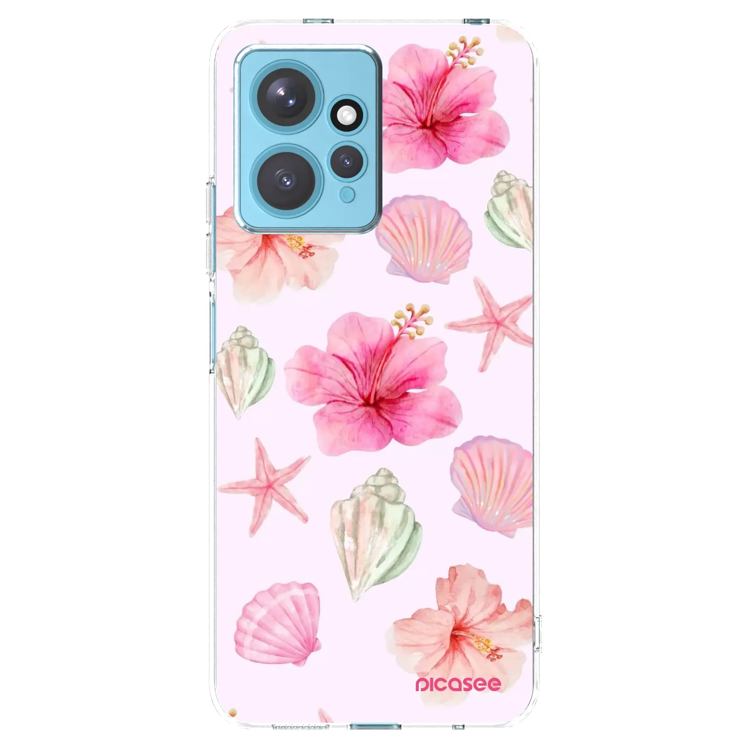 Picasee διαφανής θήκη σιλικόνης Xiaomi Redmi Note 12 4G - Blush Lagoon