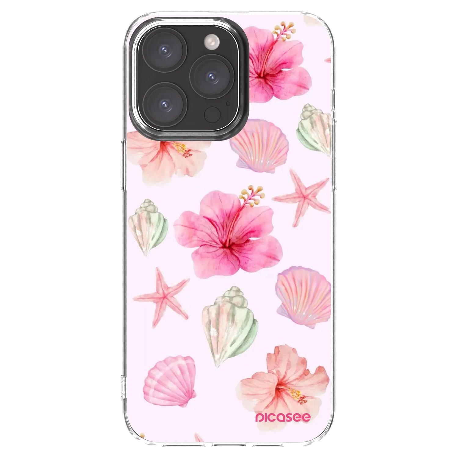 Picasee διαφανής θήκη σιλικόνης Apple iPhone 15 Pro Max - Blush Lagoon