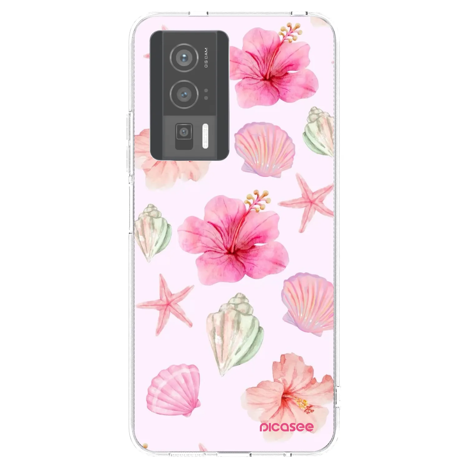 Picasee διαφανής θήκη σιλικόνης Xiaomi Poco F5 Pro 5G - Blush Lagoon