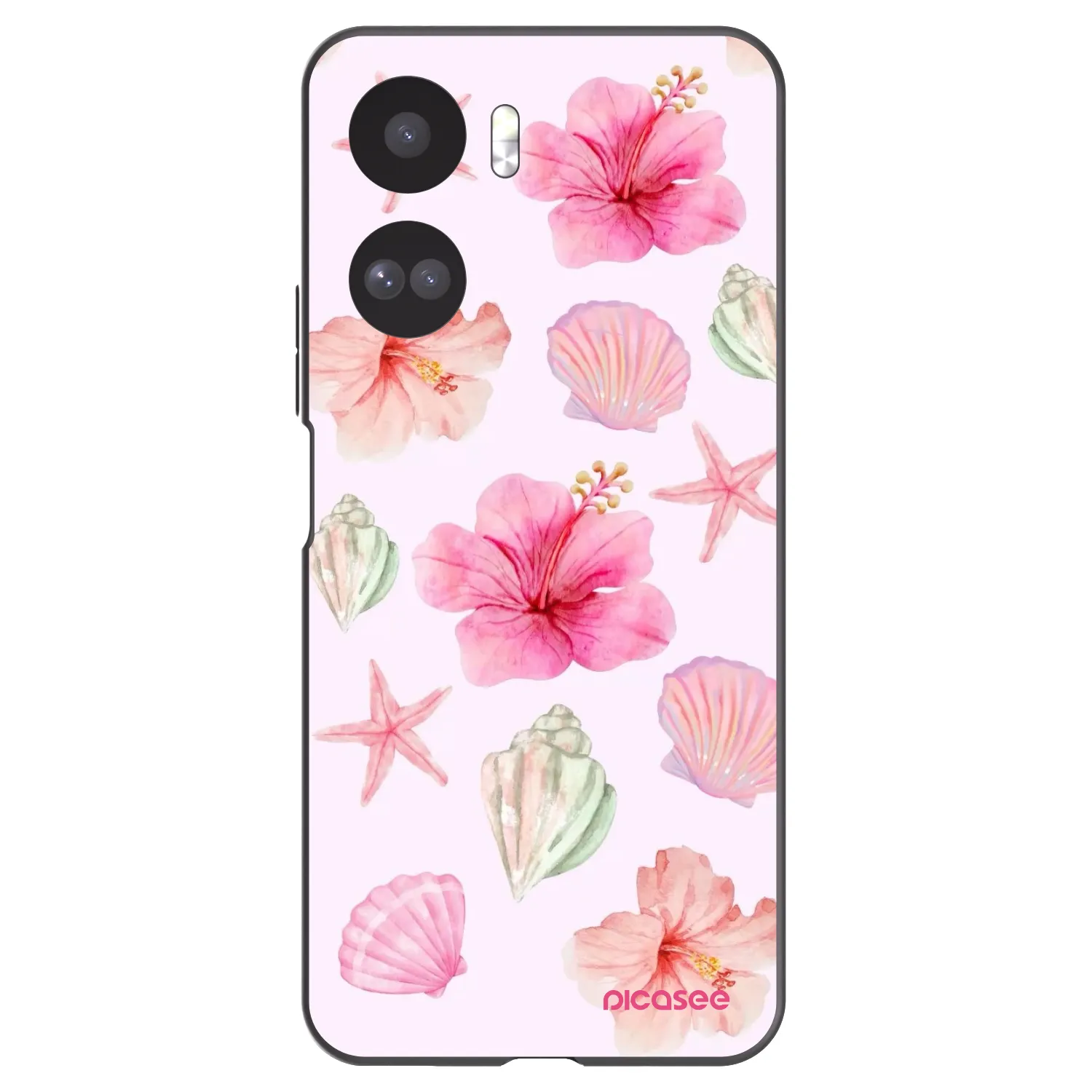 Picasee Μαύρη θήκη σιλικόνης για Honor 90 Lite 5G - Blush Lagoon