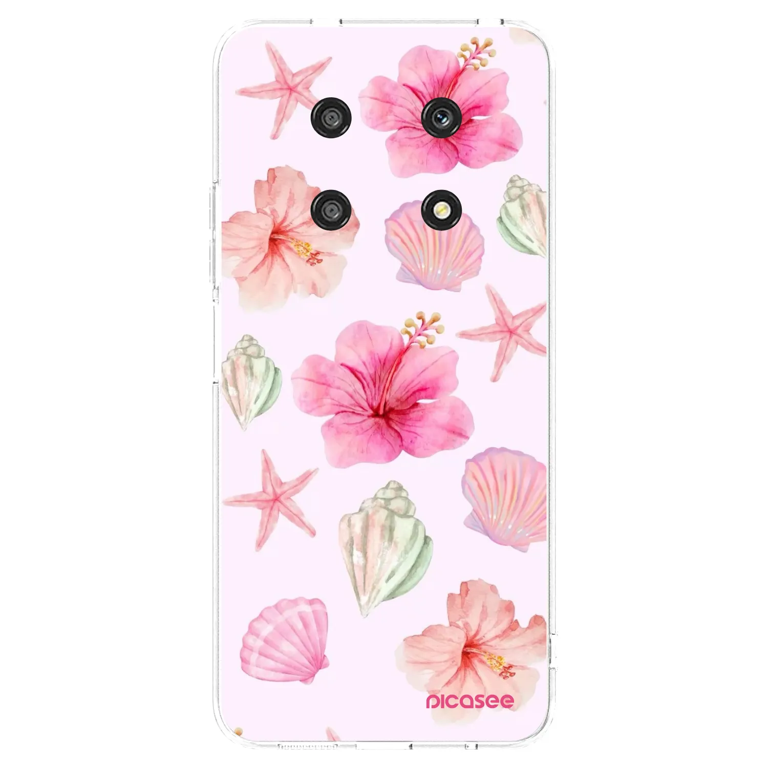 Picasee διαφανής θήκη σιλικόνης Honor Magic4 Lite 5G - Blush Lagoon