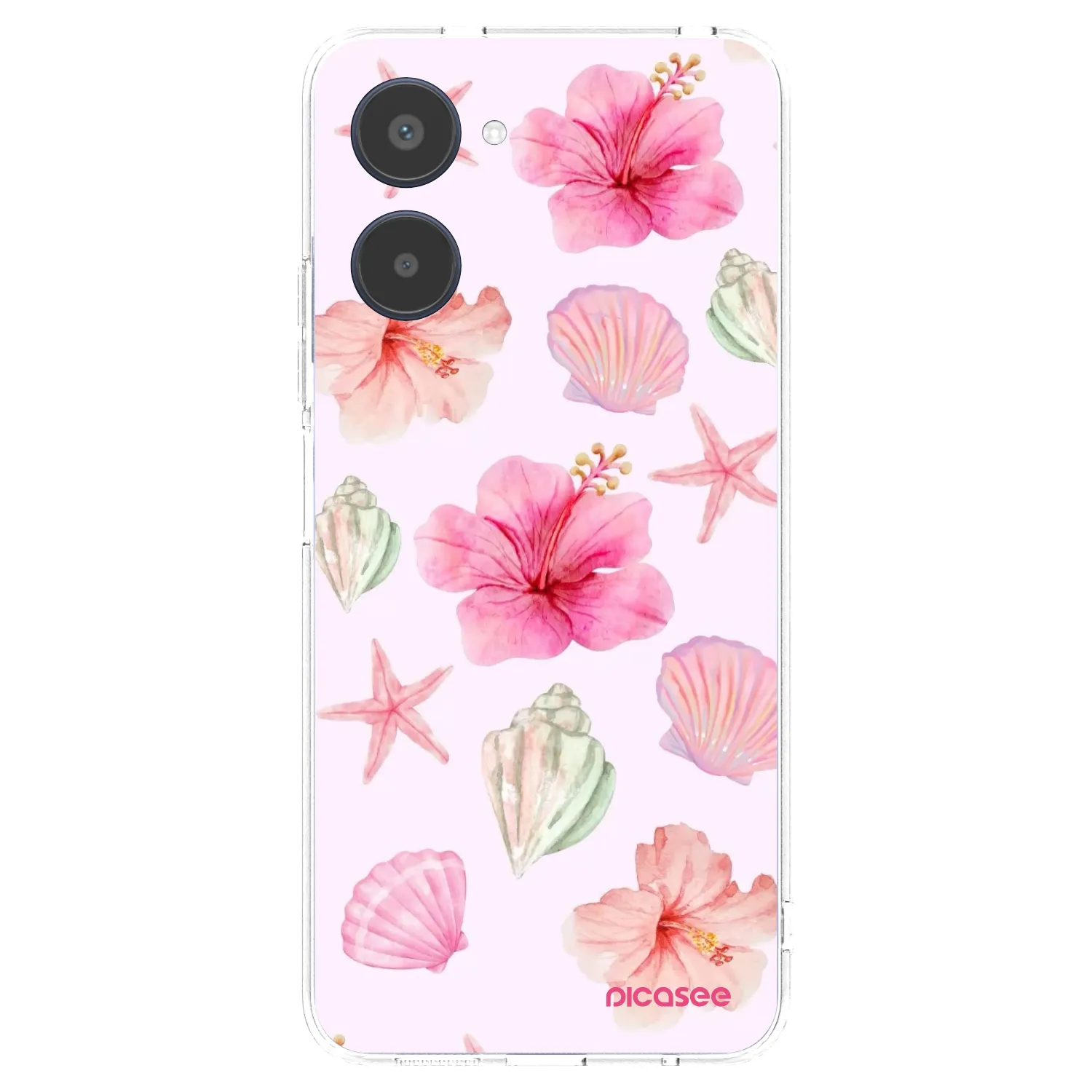 Picasee διαφανής θήκη σιλικόνης Realme 10 4G - Blush Lagoon