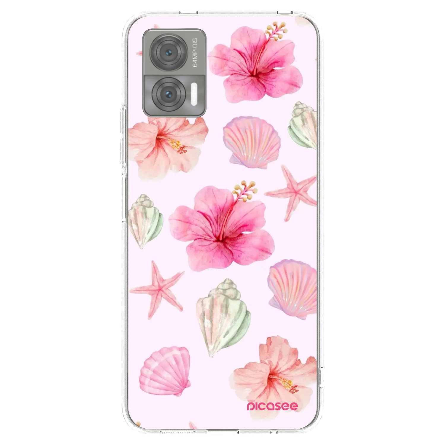 Picasee διαφανής θήκη σιλικόνης Motorola Edge 30 Neo - Blush Lagoon
