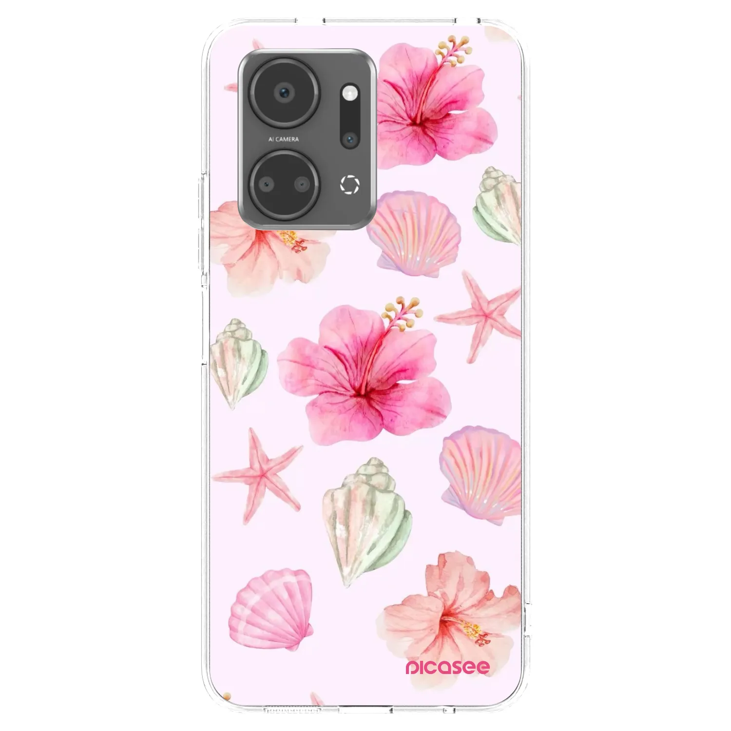 Picasee διαφανής θήκη σιλικόνης Honor X7a - Blush Lagoon