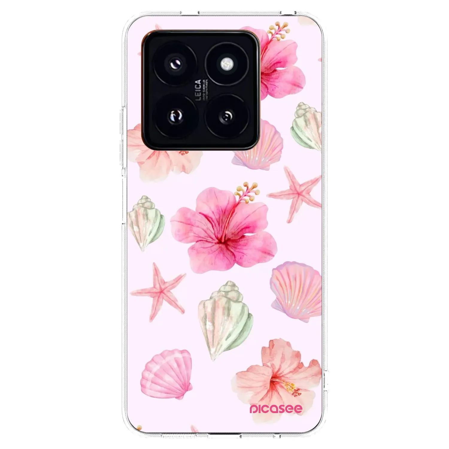 Picasee διαφανής θήκη σιλικόνης Xiaomi 14 Pro - Blush Lagoon