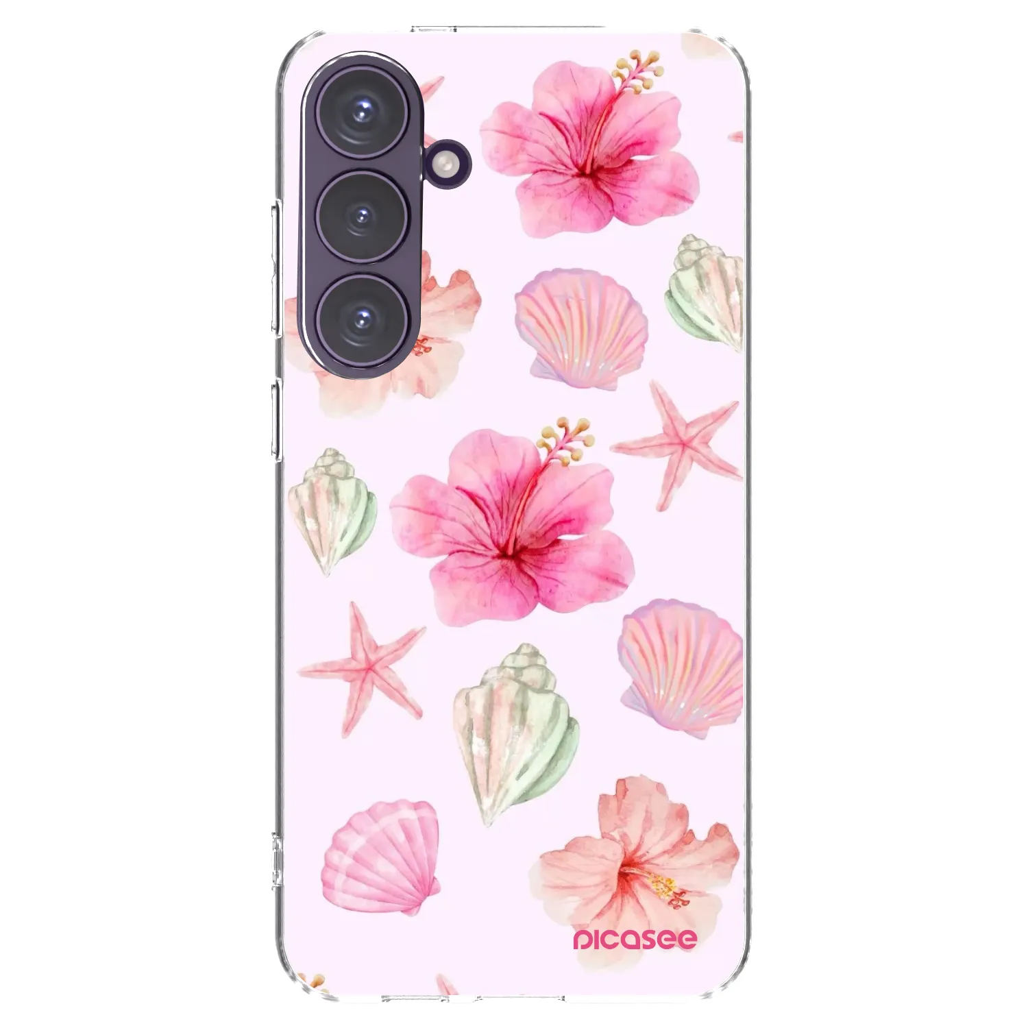 Picasee διαφανής θήκη σιλικόνης Samsung Galaxy S24+ S926B 5G - Blush Lagoon