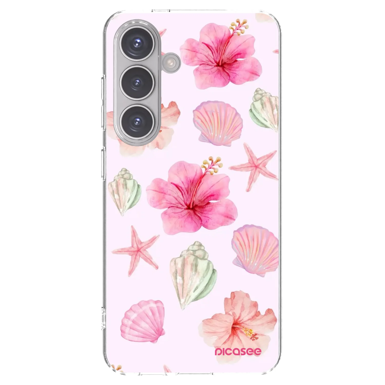 Picasee διαφανής θήκη σιλικόνης Samsung Galaxy S24 S921B 5G - Blush Lagoon