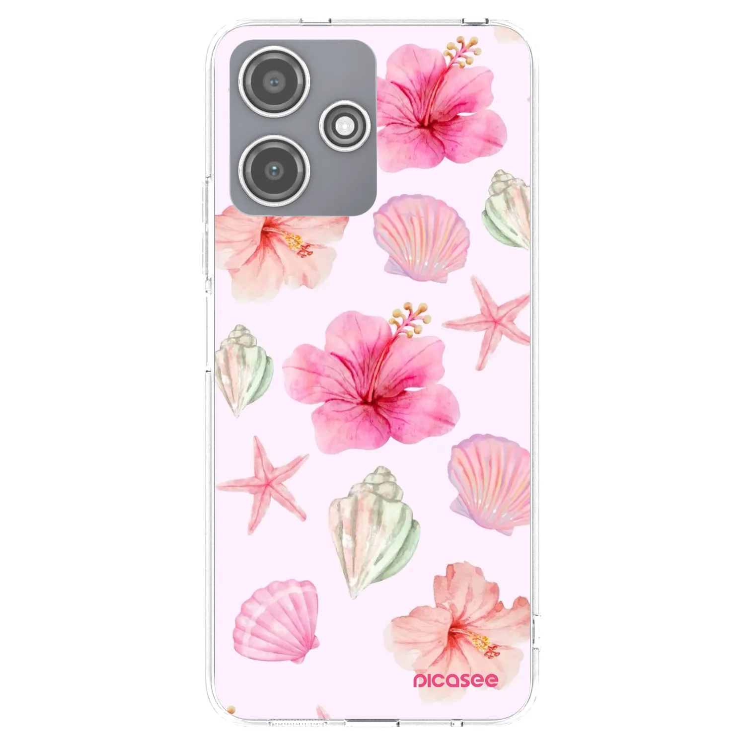 Picasee διαφανής θήκη σιλικόνης Xiaomi Redmi 12 5G - Blush Lagoon