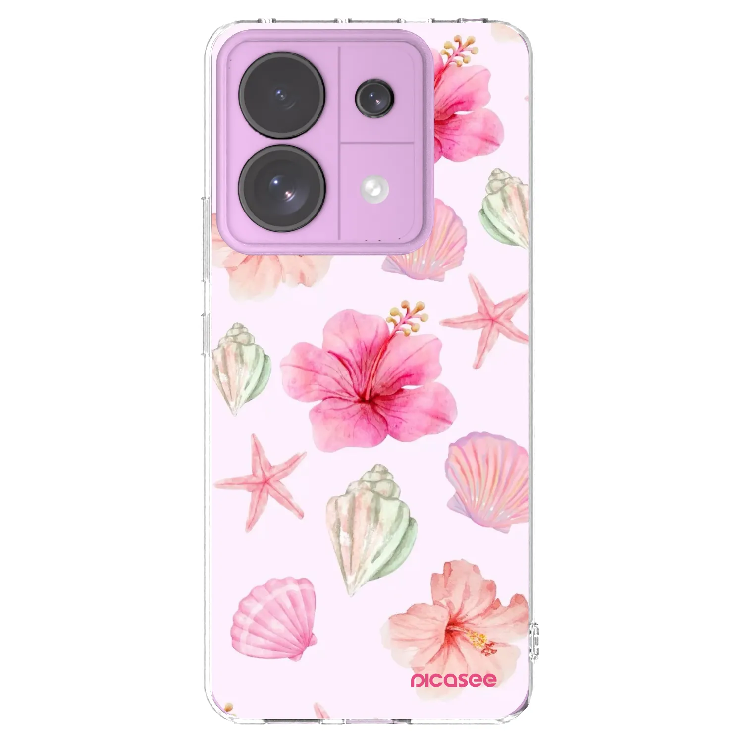 Picasee διαφανής θήκη σιλικόνης Xiaomi Redmi Note 13 Pro 5G - Blush Lagoon