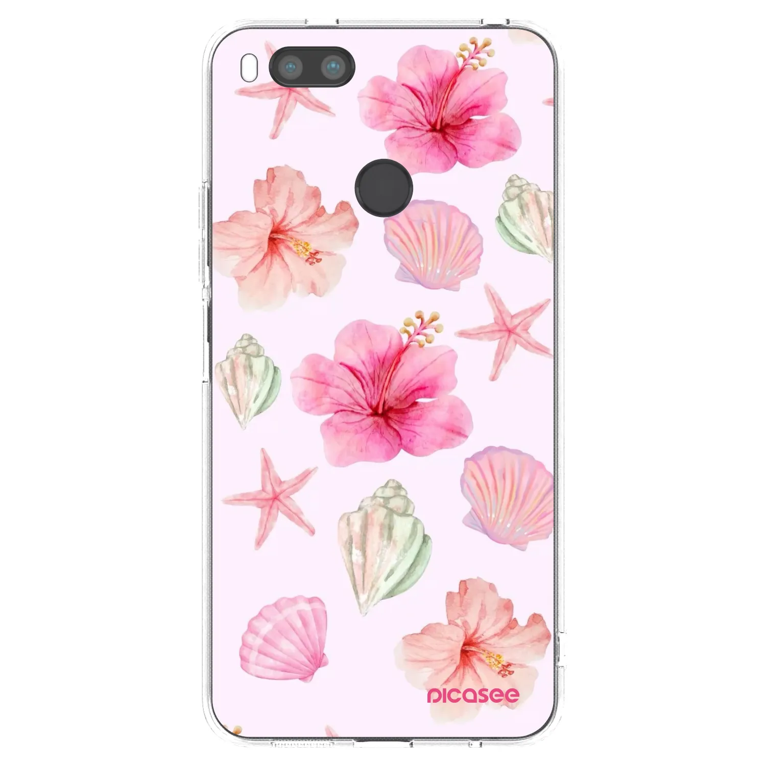 Picasee διαφανής θήκη σιλικόνης Xiaomi Mi A1 Global - Blush Lagoon