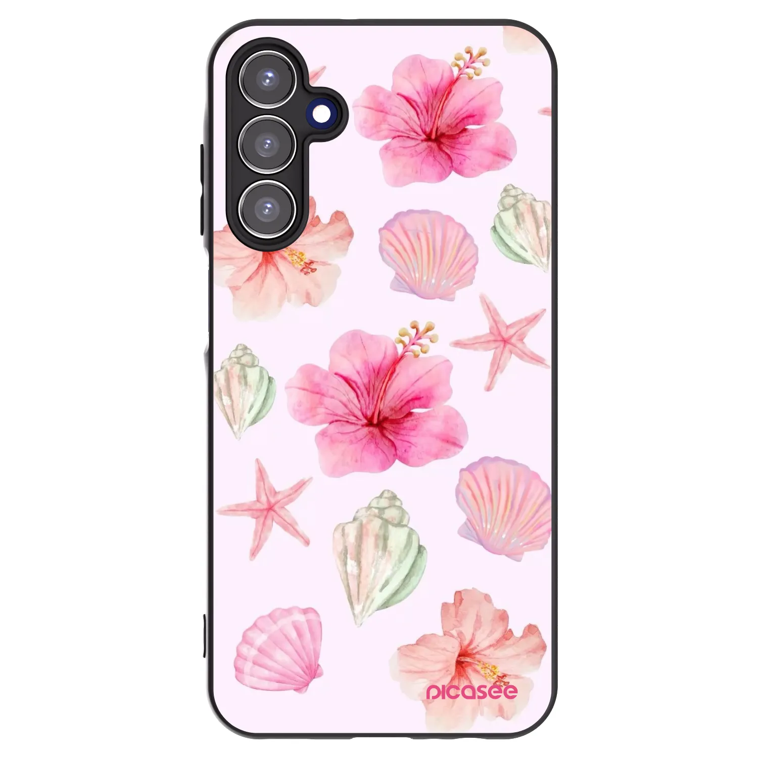 Picasee Μαύρη θήκη σιλικόνης για Samsung Galaxy A15 A156B 5G - Blush Lagoon