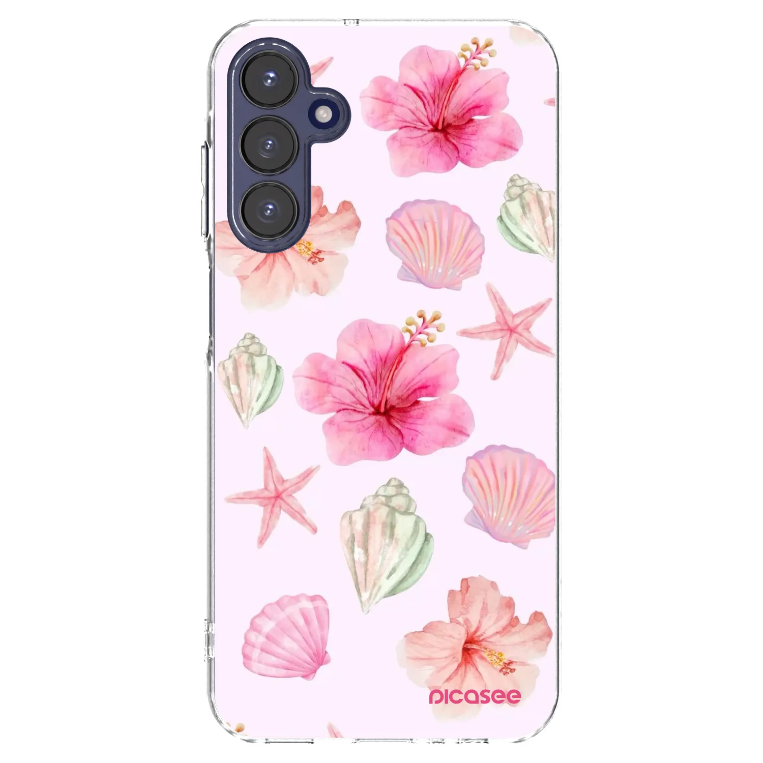 Picasee διαφανής θήκη σιλικόνης Samsung Galaxy A15 A155F 4G - Blush Lagoon