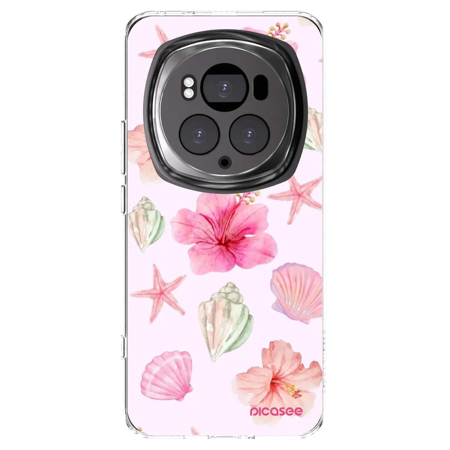 Picasee διαφανής θήκη σιλικόνης Honor Magic6 Pro - Blush Lagoon