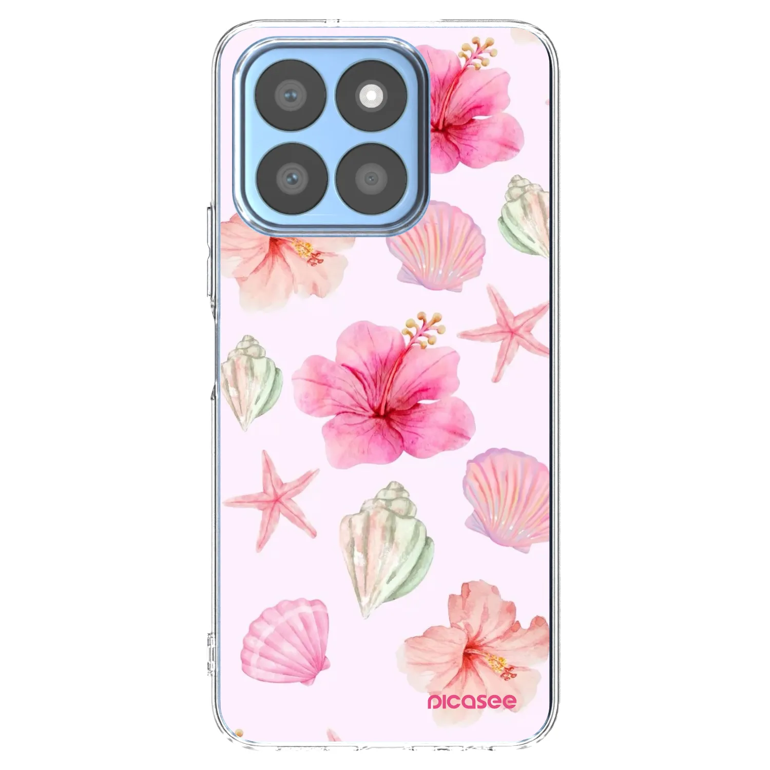 Picasee διαφανής θήκη σιλικόνης Honor X8b - Blush Lagoon