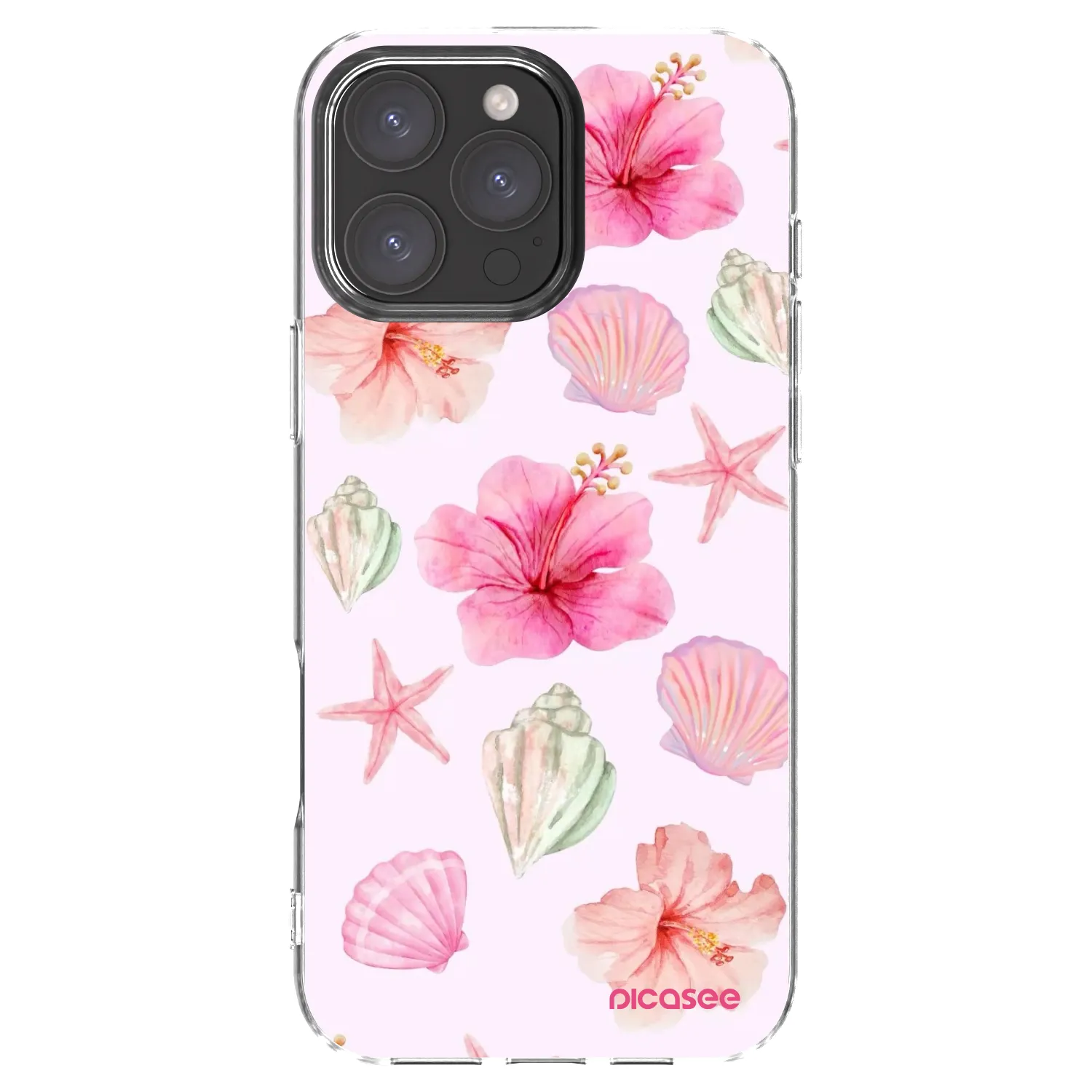 Picasee διαφανής θήκη σιλικόνης Apple iPhone 16 Pro Max - Blush Lagoon