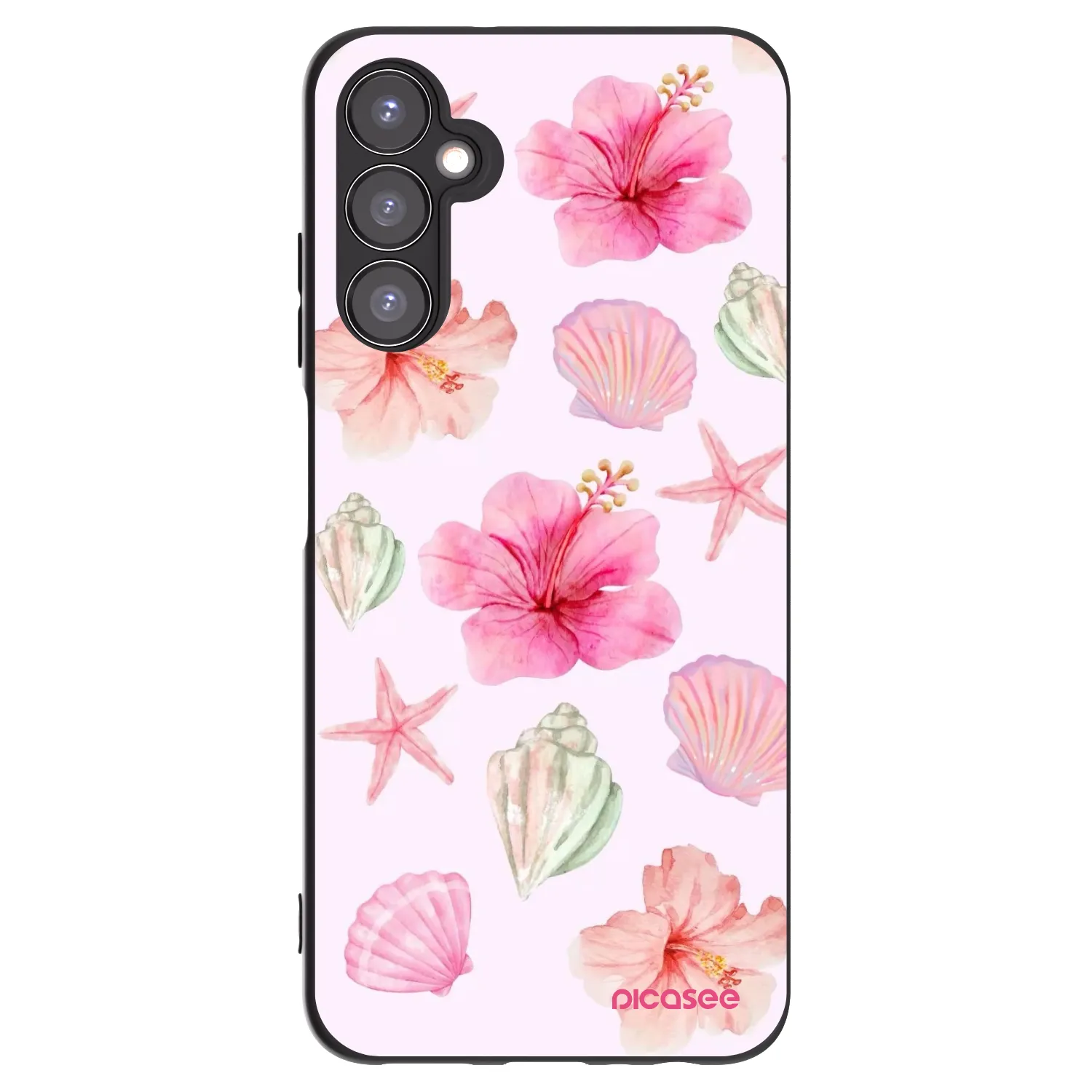 Picasee Μαύρη θήκη σιλικόνης για Samsung Galaxy A05s A057G - Blush Lagoon
