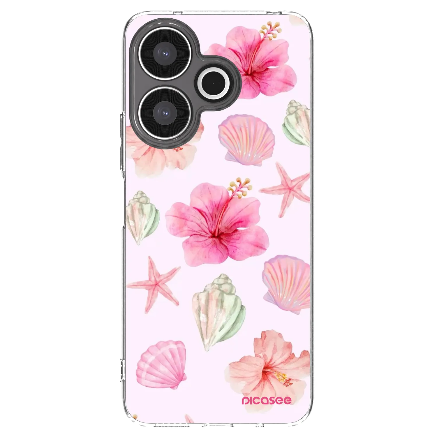 Picasee διαφανής θήκη σιλικόνης Xiaomi Redmi 13 4G - Blush Lagoon