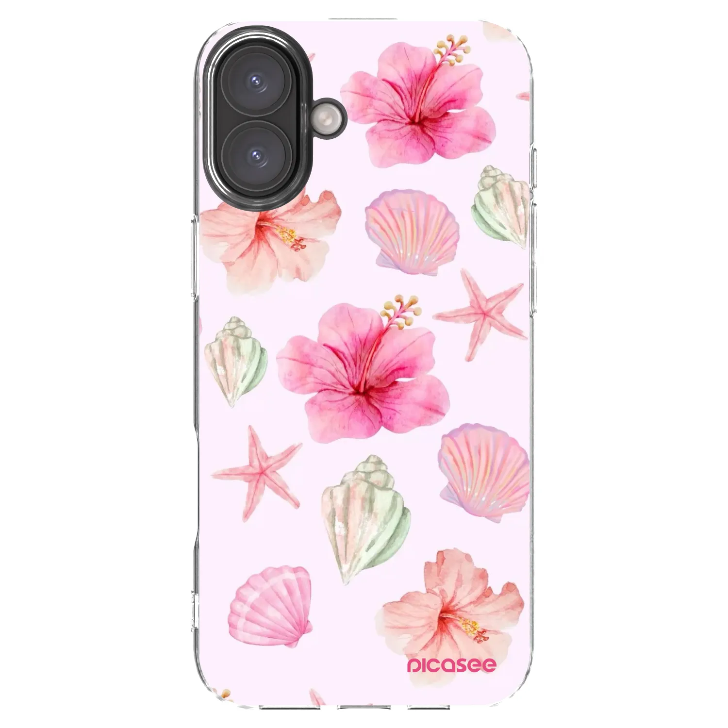 Picasee διαφανής θήκη σιλικόνης Apple iPhone 16 Plus - Blush Lagoon