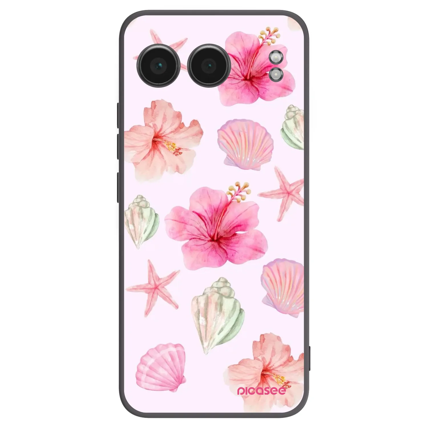 Picasee Μαύρη θήκη σιλικόνης για OnePlus Nord 4 - Blush Lagoon