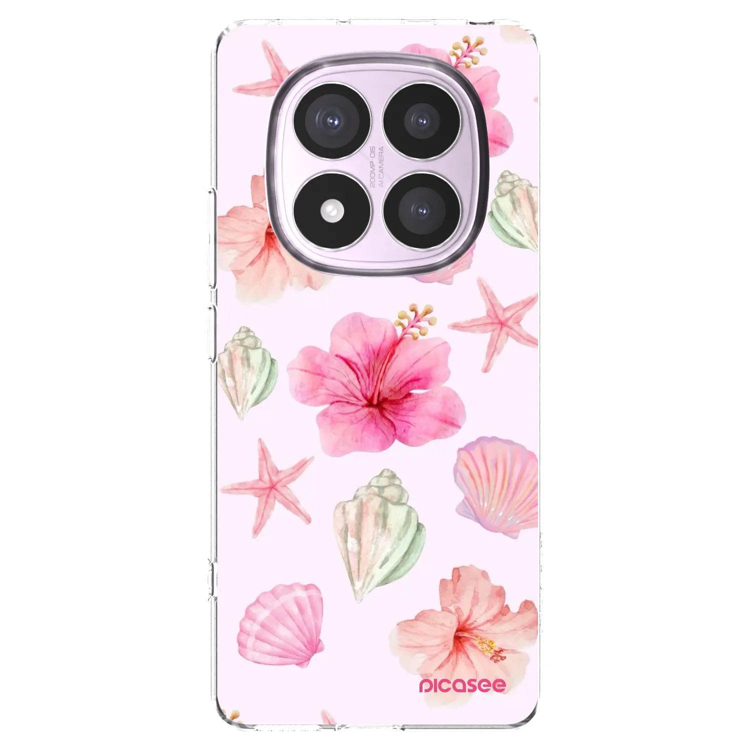 Picasee διαφανής θήκη σιλικόνης Xiaomi Redmi Note 14 Pro 5G - Blush Lagoon
