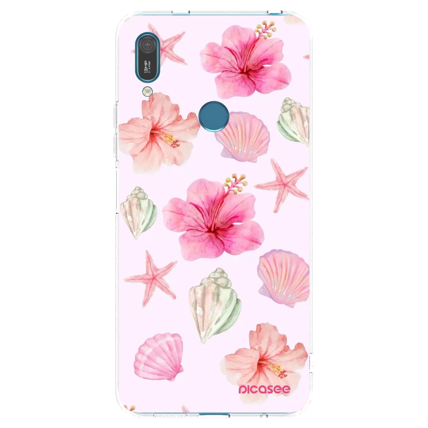 Picasee διαφανής θήκη σιλικόνης Huawei Y7 2019 - Blush Lagoon