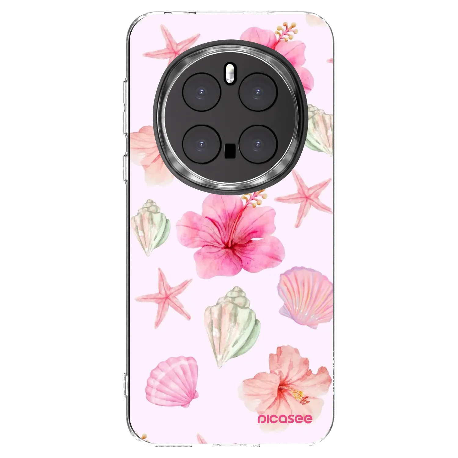 Picasee διαφανής θήκη σιλικόνης Honor Magic7 Pro 5G - Blush Lagoon