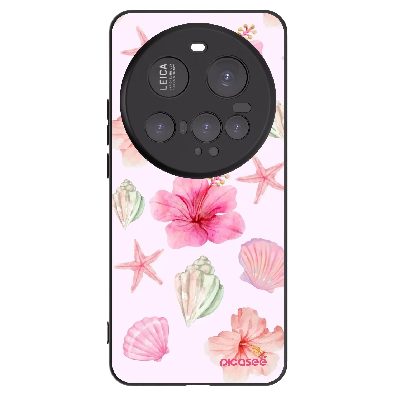 Picasee Μαύρη θήκη σιλικόνης για Xiaomi 15 Ultra - Blush Lagoon