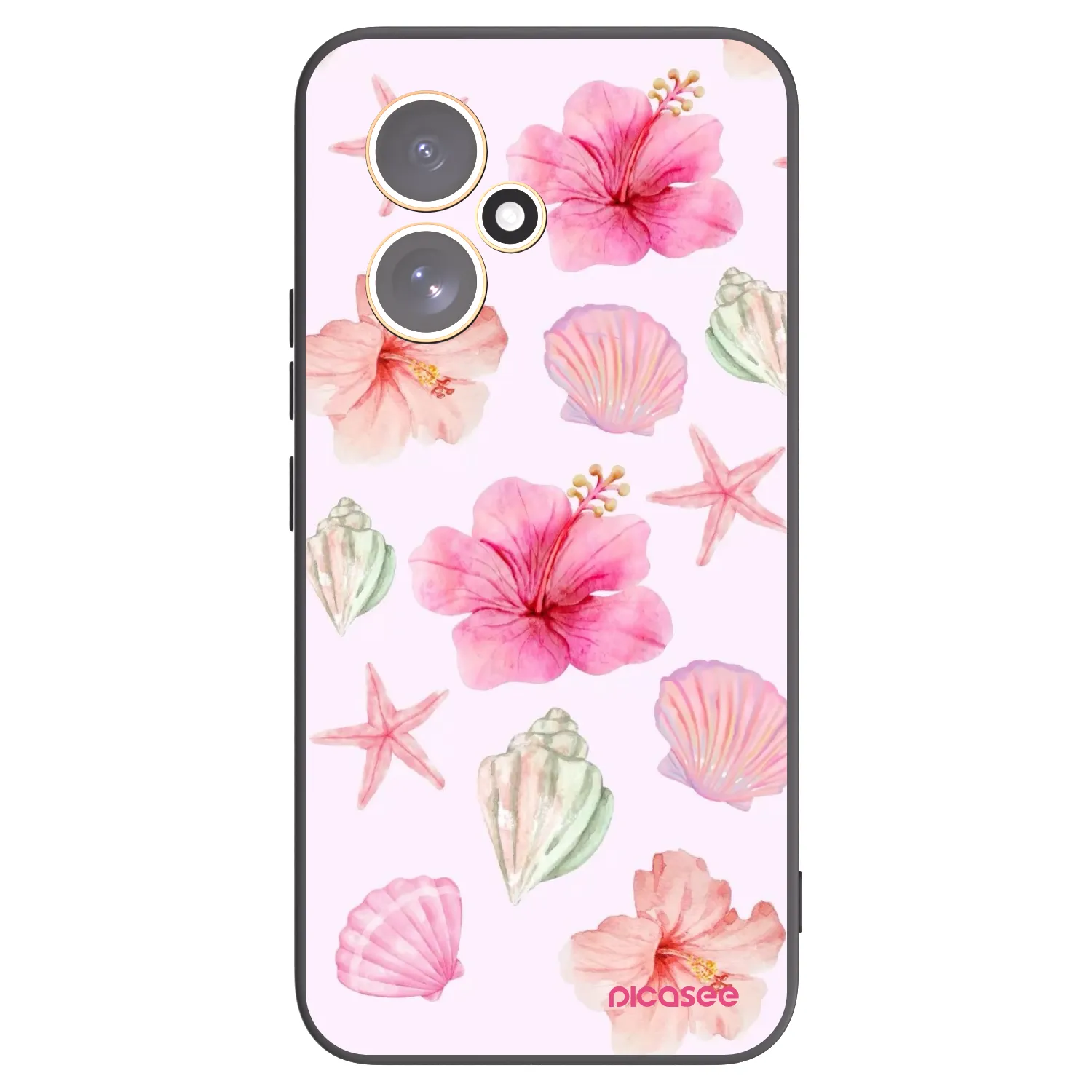 Picasee Μαύρη θήκη σιλικόνης για Honor 400 5G - Blush Lagoon