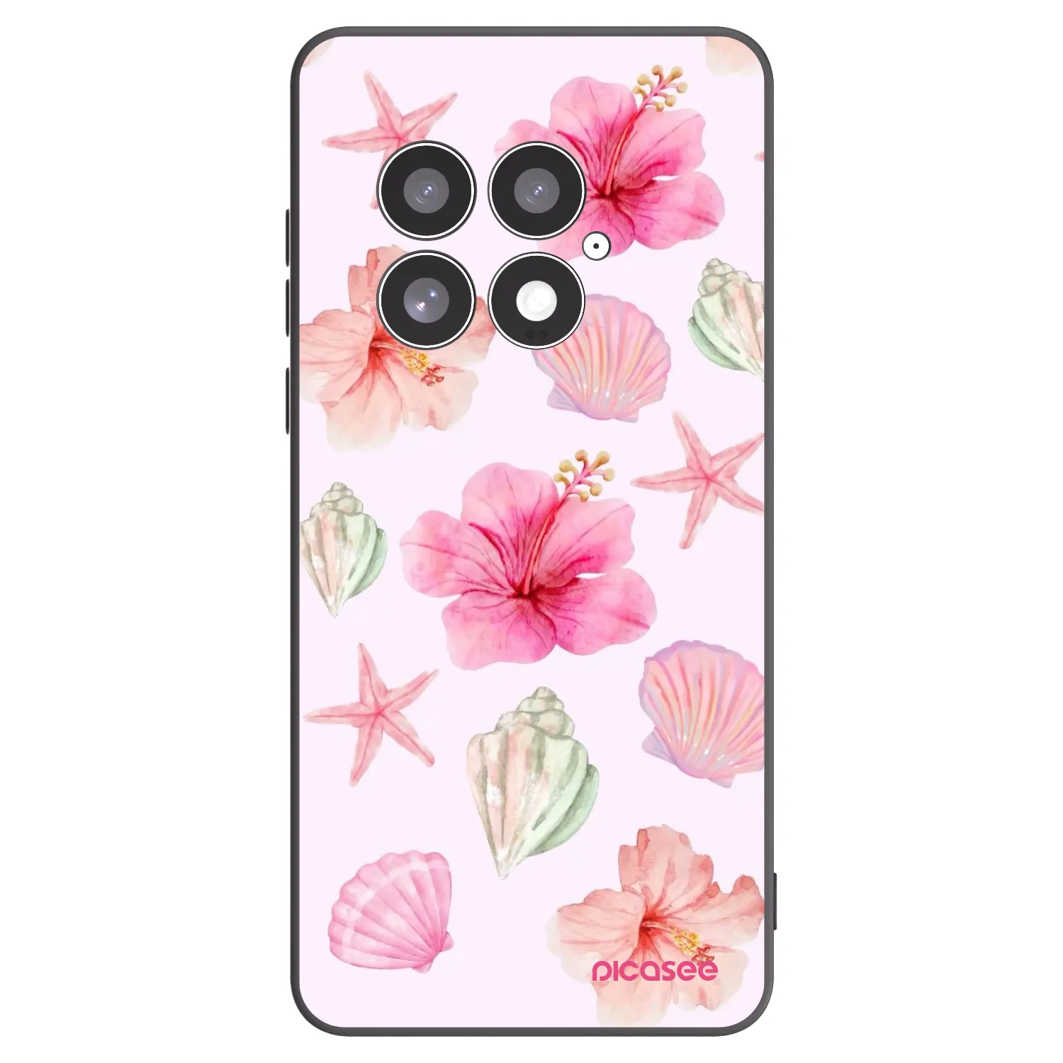 Picasee Μαύρη θήκη σιλικόνης για OnePlus 13 5G - Blush Lagoon