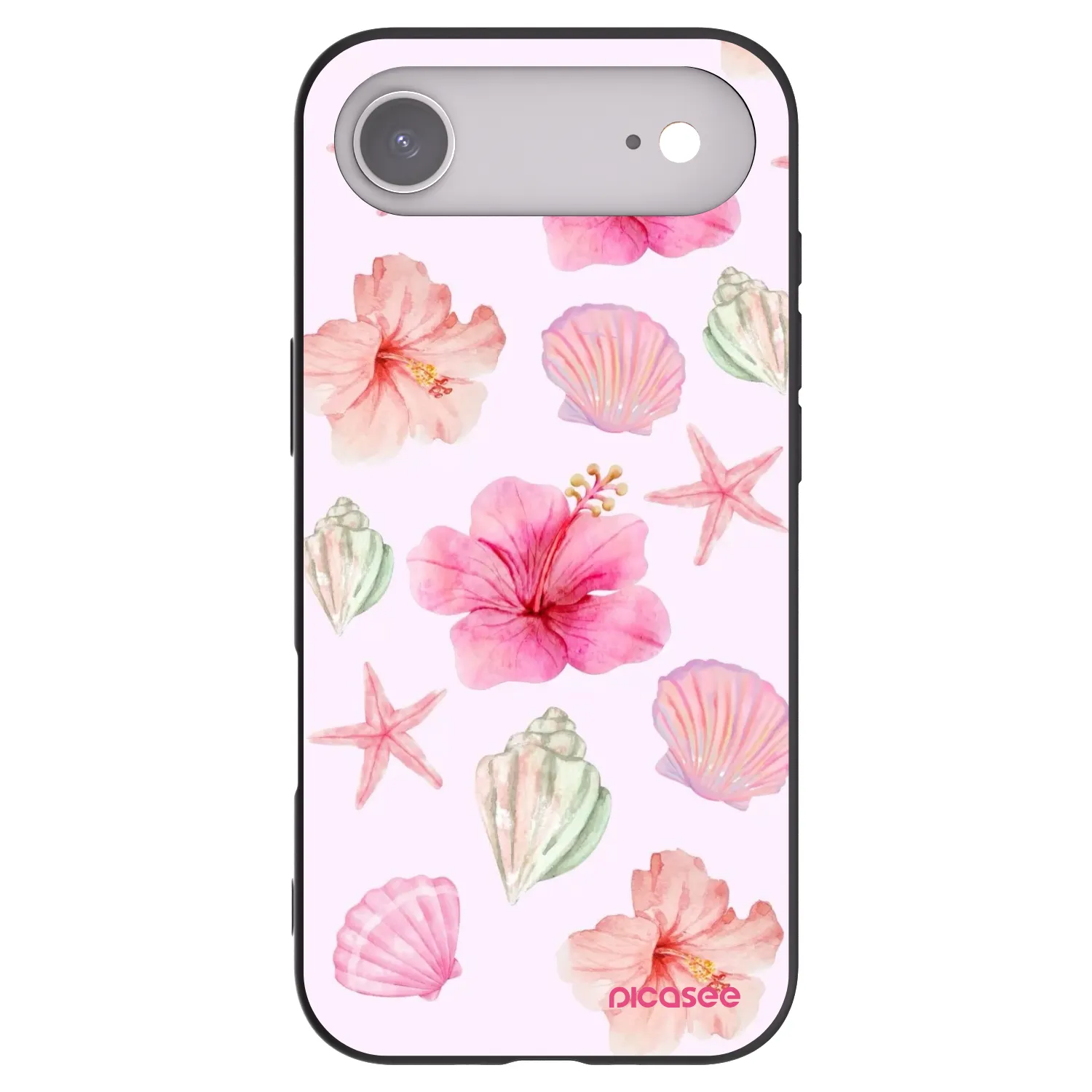 Picasee Μαύρη θήκη σιλικόνης για Apple iPhone Air - Blush Lagoon