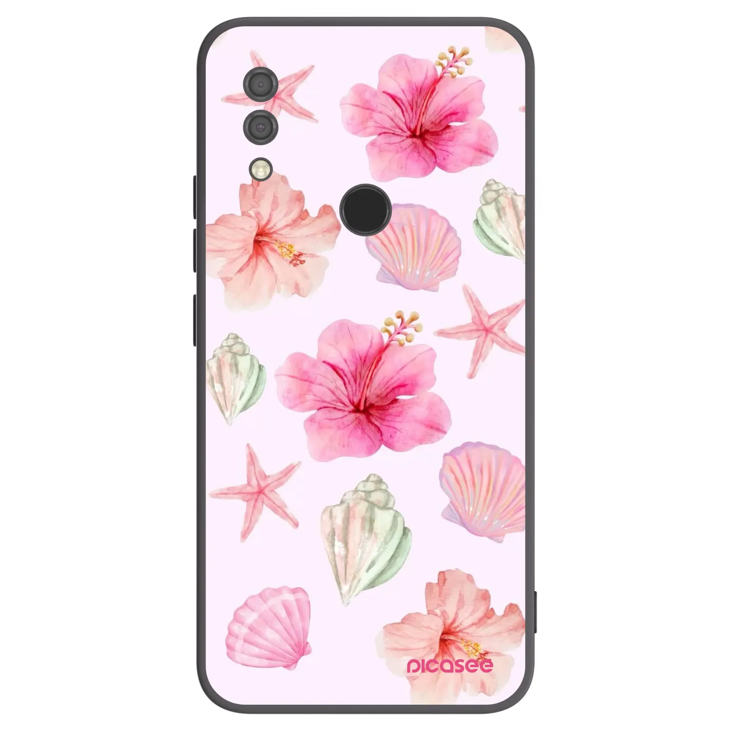 Picasee Μαύρη θήκη σιλικόνης για Xiaomi Redmi 7 - Blush Lagoon