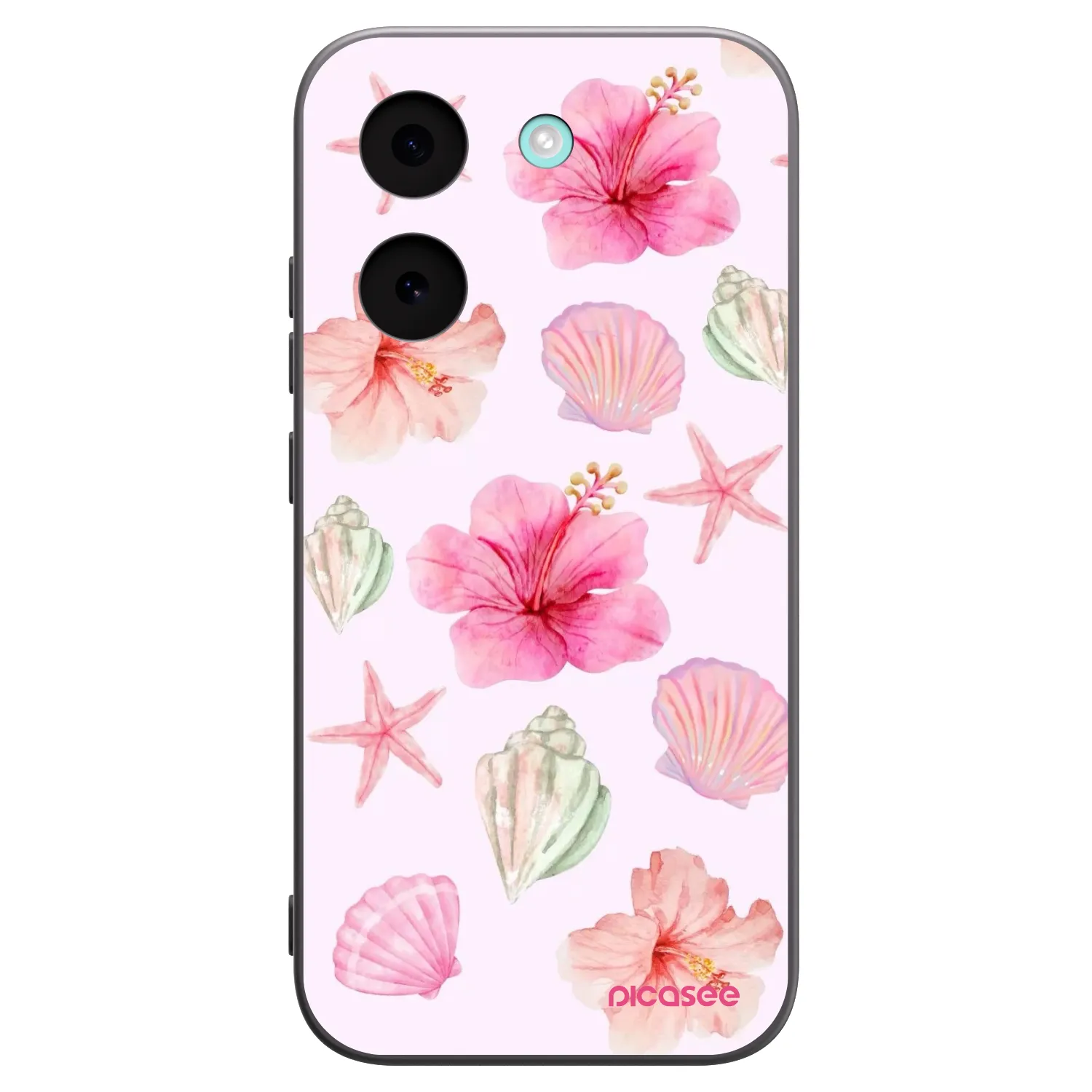 Picasee Μαύρη θήκη σιλικόνης για Xiaomi Poco X8 Pro - Blush Lagoon