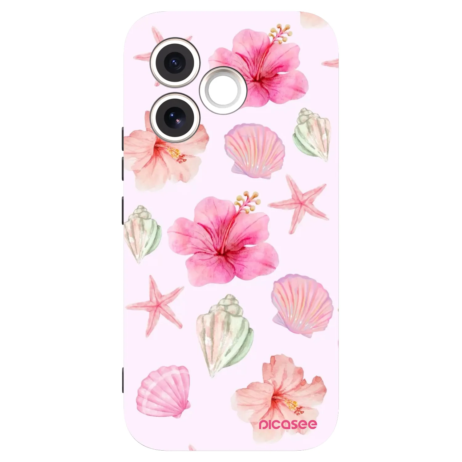 Picasee Μαύρη θήκη σιλικόνης για Honor 600 Lite - Blush Lagoon