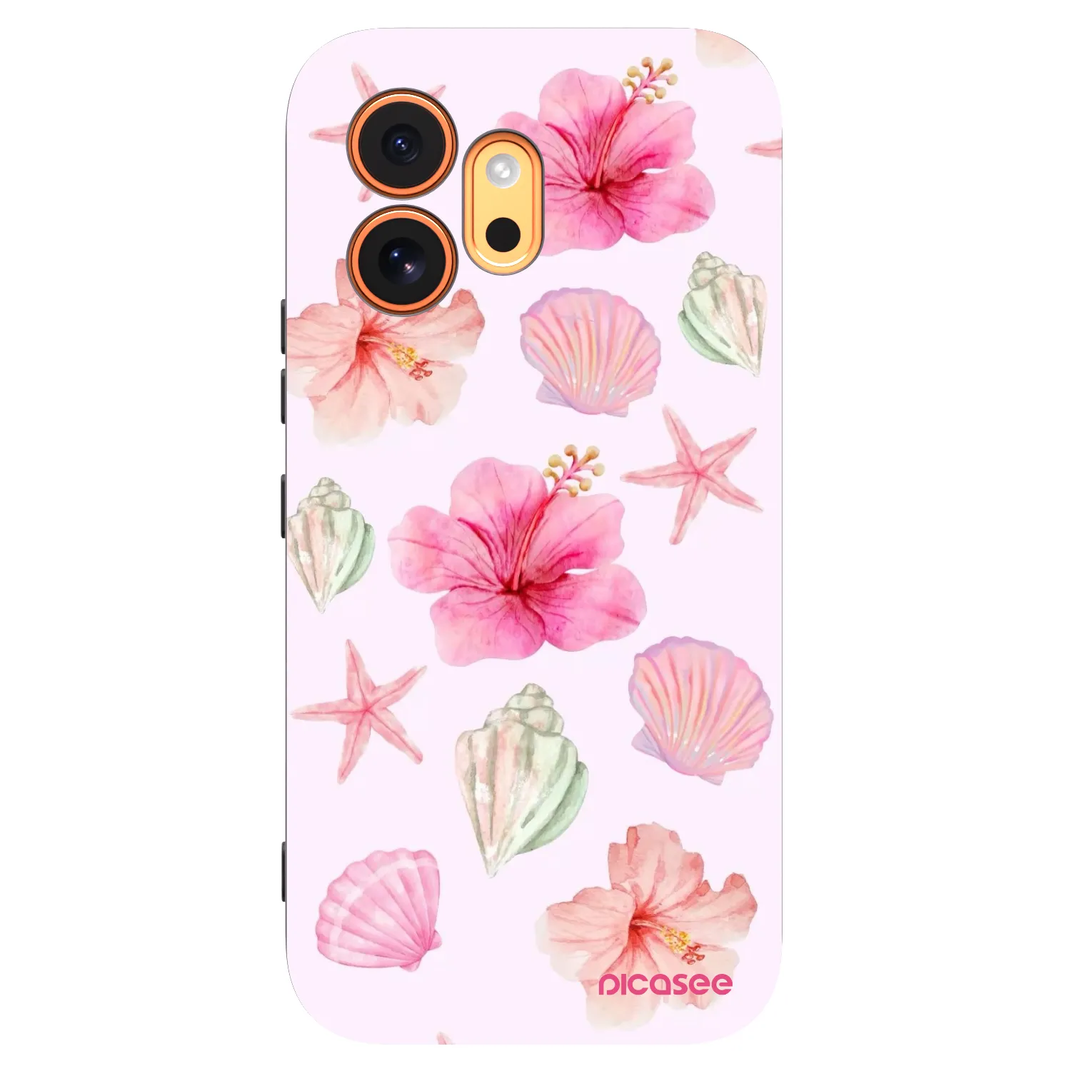 Picasee Μαύρη θήκη σιλικόνης για Honor 600 - Blush Lagoon