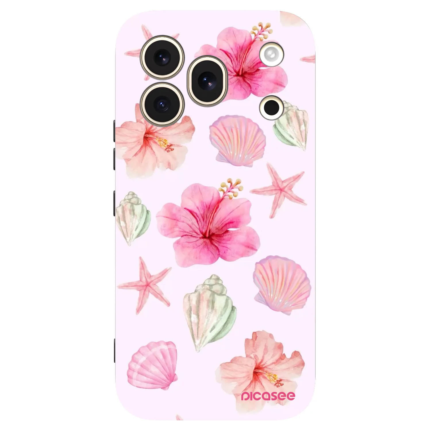 Picasee Μαύρη θήκη σιλικόνης για Honor 600 Pro - Blush Lagoon