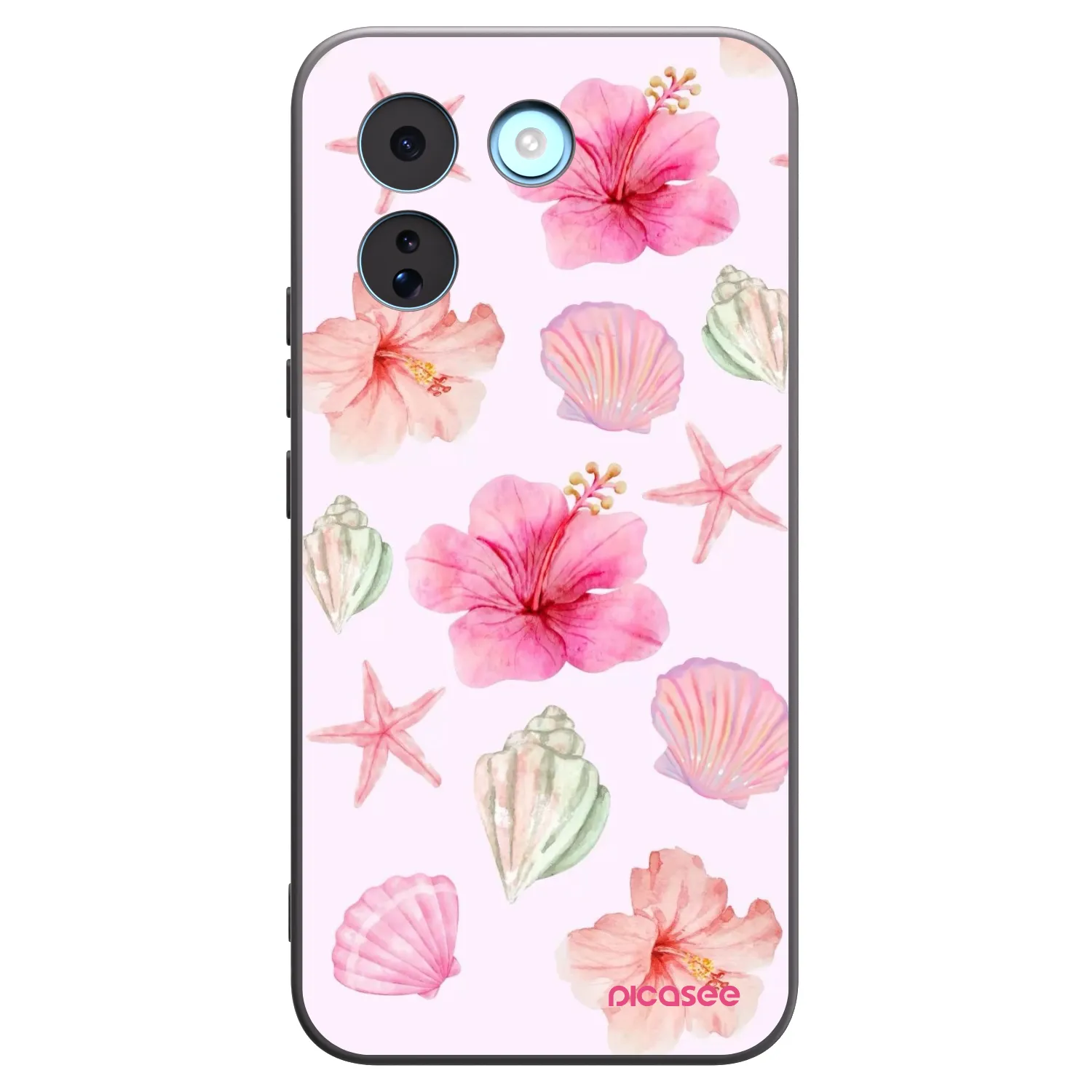 Picasee Μαύρη θήκη σιλικόνης για Xiaomi Redmi Note 17 Pro MAX 5G - Blush Lagoon