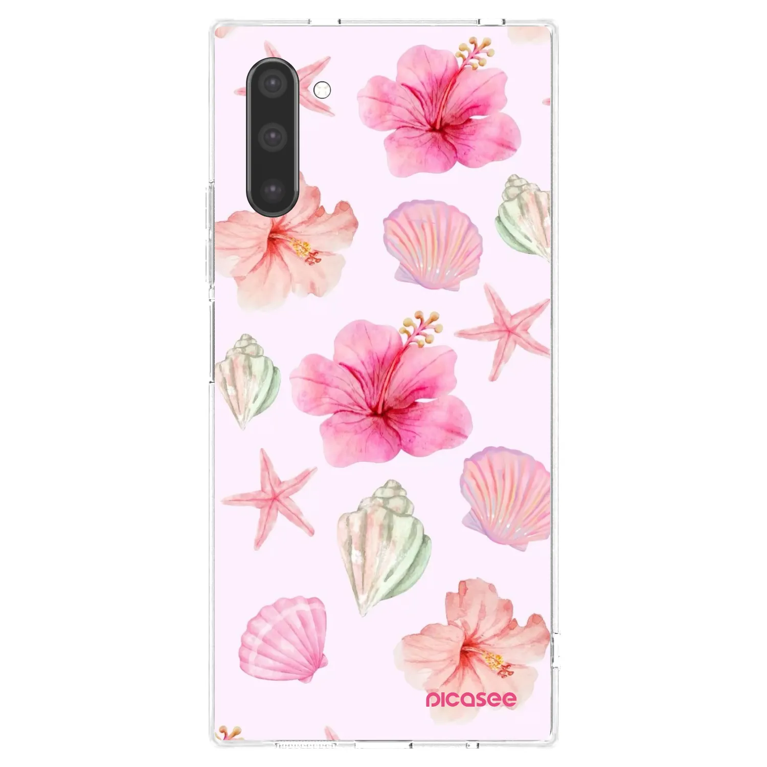 Picasee διαφανής θήκη σιλικόνης Samsung Galaxy Note 10 N970F - Blush Lagoon
