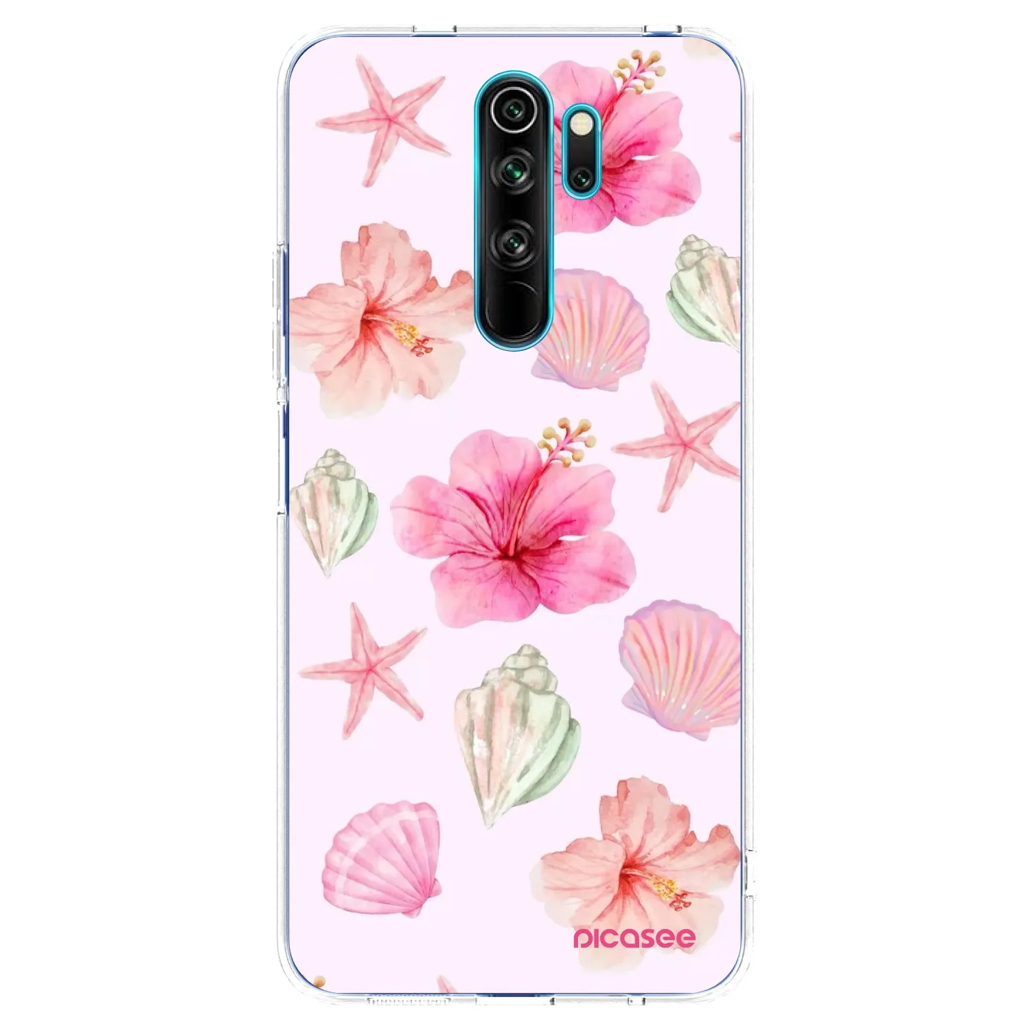 Picasee διαφανής θήκη σιλικόνης Xiaomi Redmi Note 8 Pro - Blush Lagoon