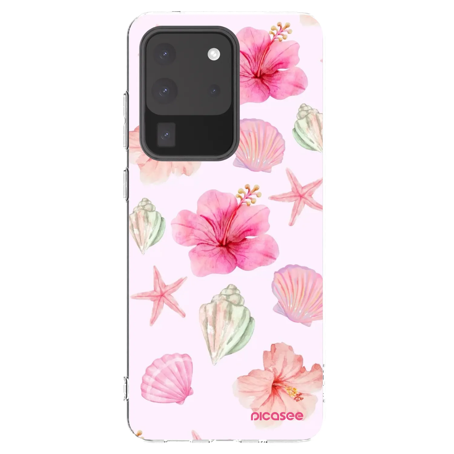 Picasee διαφανής θήκη σιλικόνης Samsung Galaxy S20 Ultra 5G G988F - Blush Lagoon
