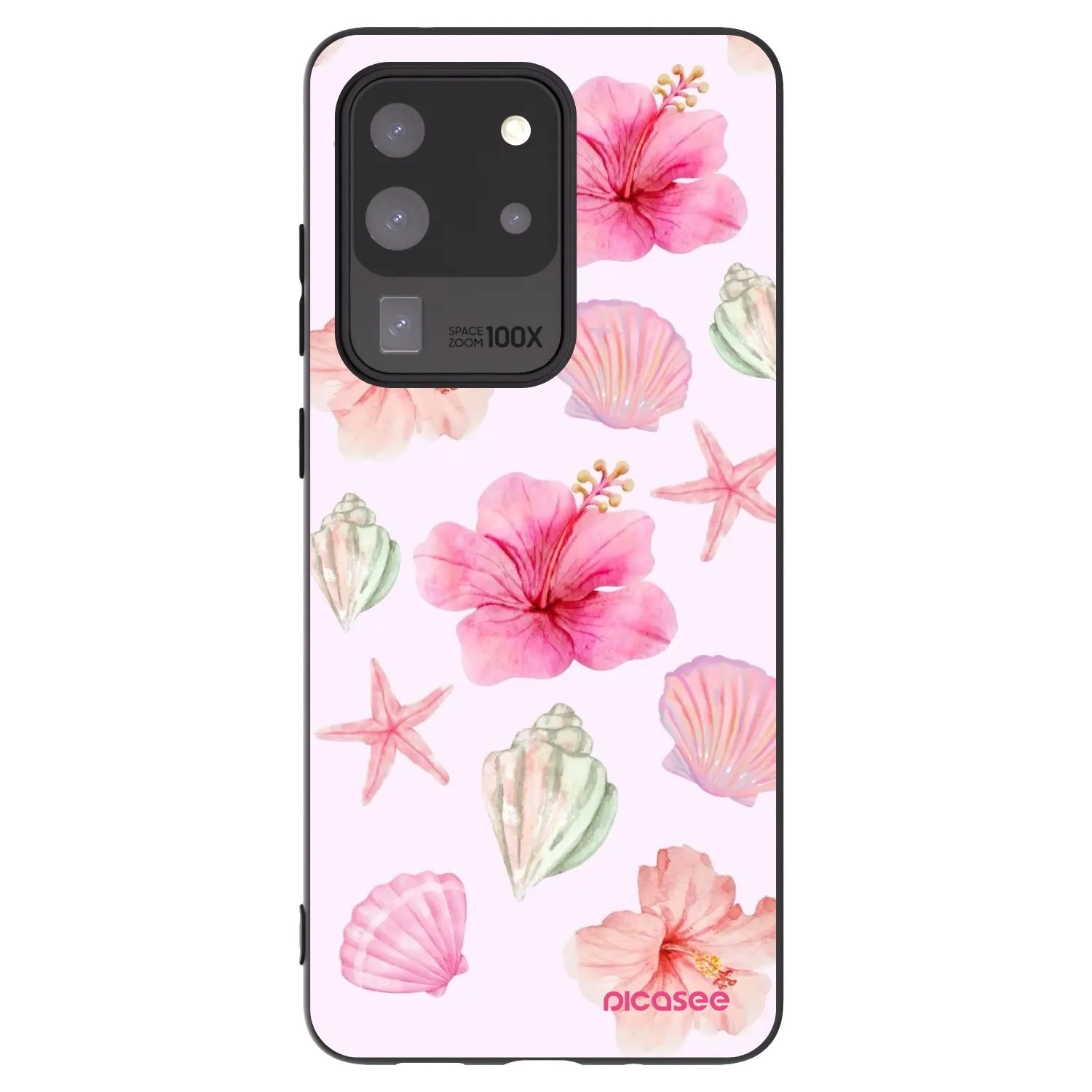 Picasee Μαύρη θήκη σιλικόνης για Samsung Galaxy S20 Ultra 5G G988F - Blush Lagoon