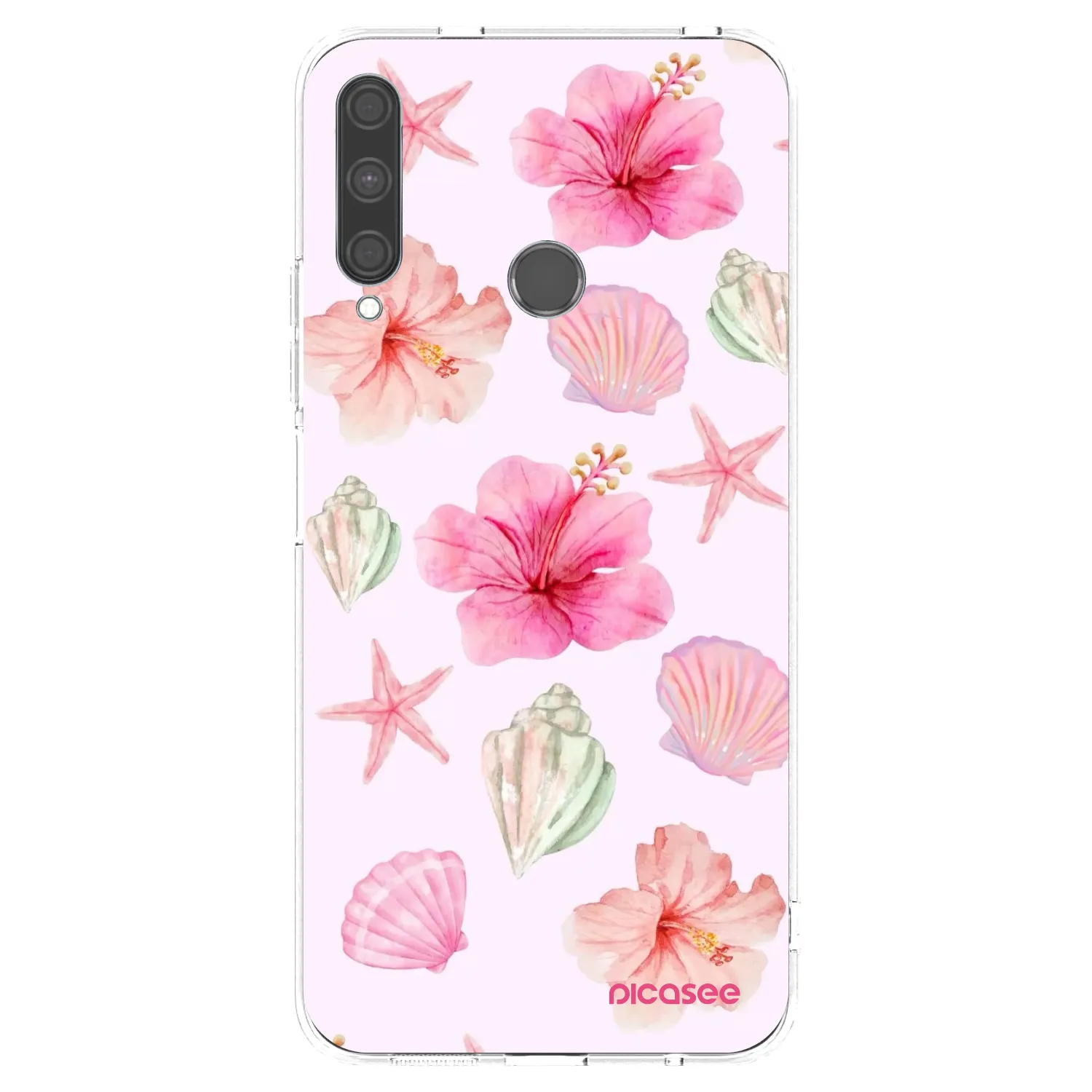 Picasee διαφανής θήκη σιλικόνης Huawei P40 Lite E - Blush Lagoon