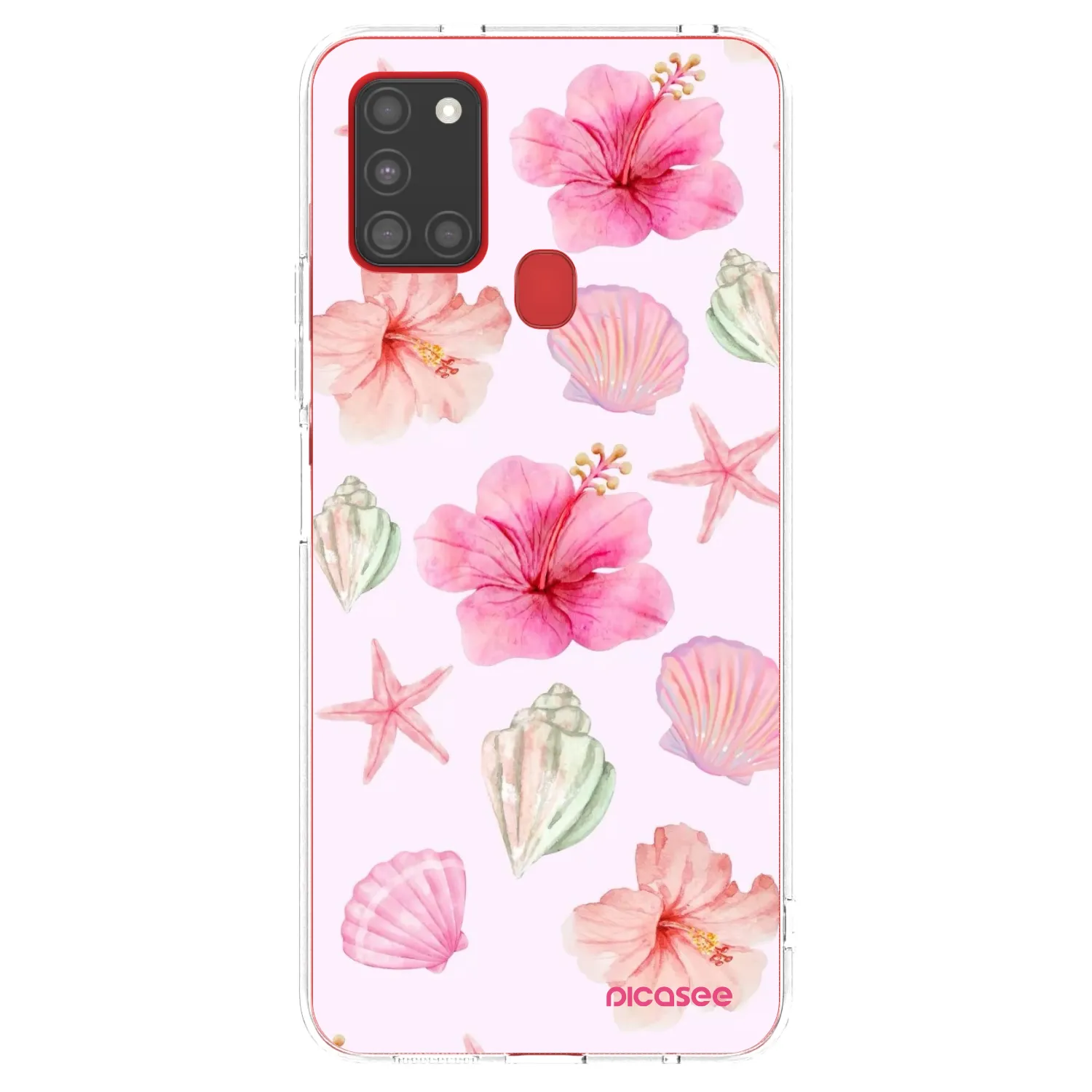 Picasee διαφανής θήκη σιλικόνης Samsung Galaxy A21s - Blush Lagoon