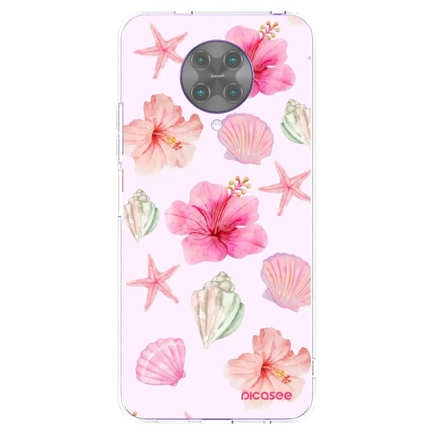 Picasee διαφανής θήκη σιλικόνης Xiaomi Poco F2 Pro - Blush Lagoon