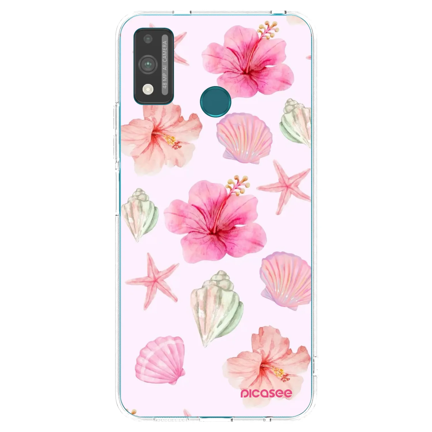 Picasee διαφανής θήκη σιλικόνης Honor 9X Lite - Blush Lagoon