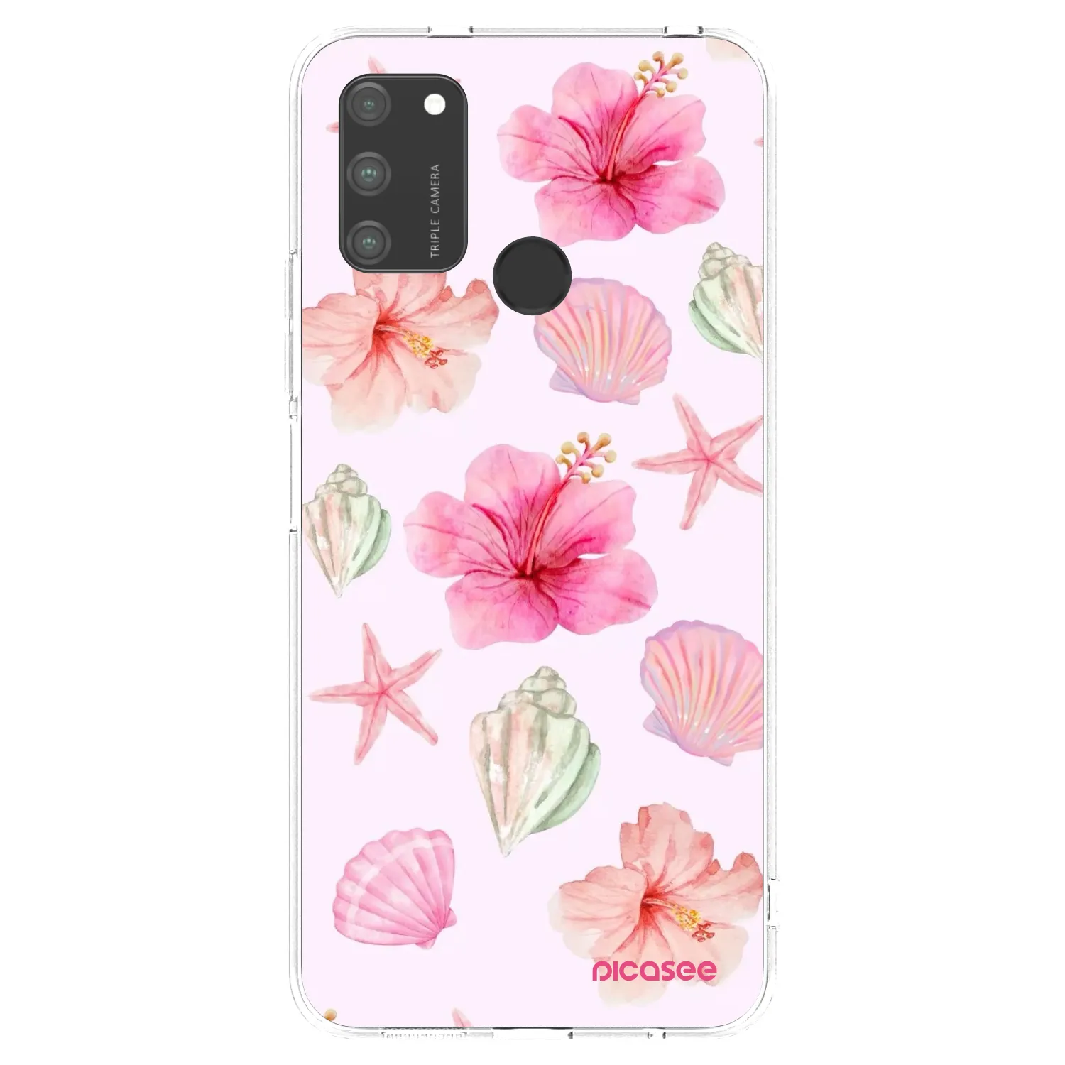 Picasee διαφανής θήκη σιλικόνης Honor 9A - Blush Lagoon