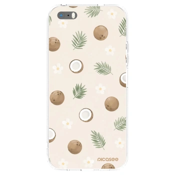 Picasee διαφανής θήκη σιλικόνης Apple iPhone 5/5S/SE - Coconut Breeze